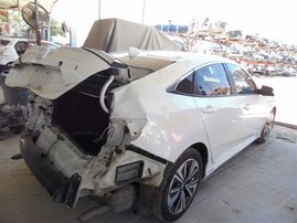2016 Honda Civic EX-L White Sedan 1.5L Turbo AT #A24914